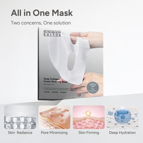 Mascarilla Facial Colágeno Sungboon Hidratante Noche Tiktok Todo Tipo De Piel