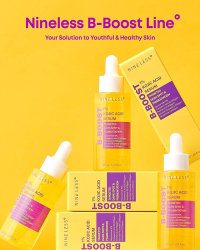 Nineless B-boost Suero Ácido Kójico 1% 30 Ml Todo Tipo De Piel Día