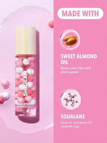 Sheglam Good Times Roll Ball Lip Oil Acabado Glossy Color Ha Have A Ball