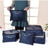 Organizadores De Equipaje Suntribe - Set De 6 Bolsa De Viaje Azul