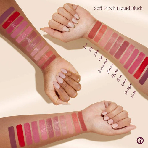 Rare Beauty Liquid Blush Mini - Soft Pinch Tono Happy Happy