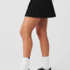 Alo Yoga Pollera Deportivo Actitud Aces Tennis Skirt Negro S - 4