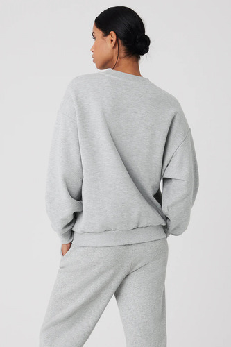 Alo Yoga Campera Accolade Crew Neck Buzo Gris Xs - 2 Accolade Crew Neck