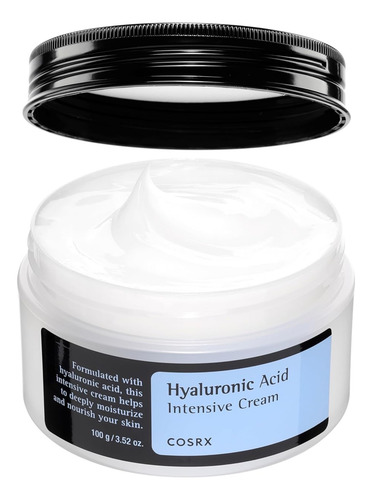 Cosrx Crema Hidratante Intensiva De Ácido Hialurónico 100ml Seca