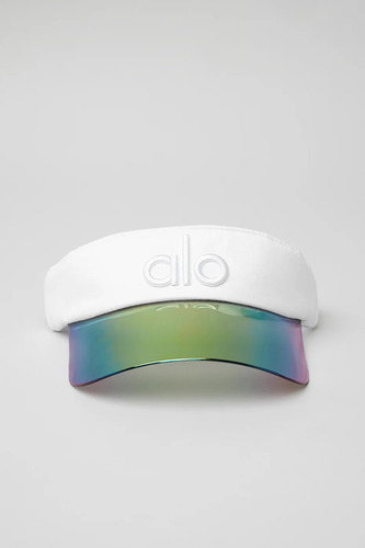 Alo Yoga Gorra Visor Solar - Original Blanco Talle Unico Airlift Solar