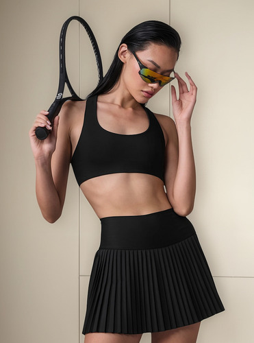 Alo Yoga Pollera Grand Slam Tennis Skirt Negro Grand Slam M - 8