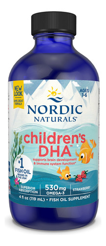 Nordic Naturals Childrens Dha Omega 3 Para Niños Fresa