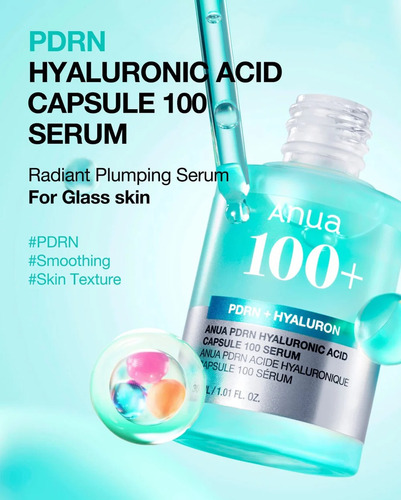 Anua Pdrn Hyaluronic Acid Capsule 100 Serum Todo Tipo De Piel Día/noche