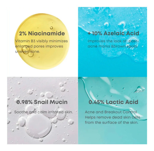 Nine Less A-c10% Azelaic Control Del Acné, Brotes Y Manchas