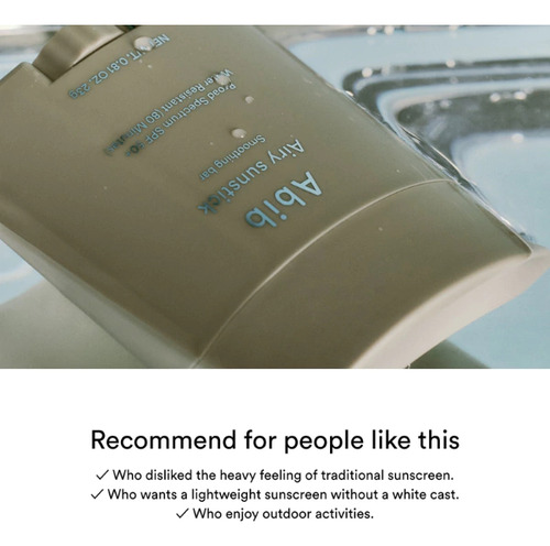 Abib Airy Sunstick Barra Transparente Protector S Spf50+ Pa