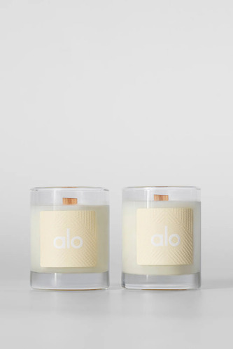 Alo Yoga Set De Velas Aromaticas Aroma Floral Y Fresco Blanco Signature Love Votive Aroma Floral Fresco Y Revitalizante