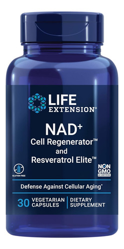 Life Extension Nad+ 30und Combate El Envejecimiento Celular