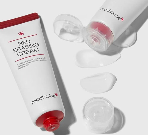 Medicube Red Erasing Cream Calma Enrojecimiento De La Piel Piel Sensible Con Rojeces Acné Leve Rosácea O Manchas Día/noche