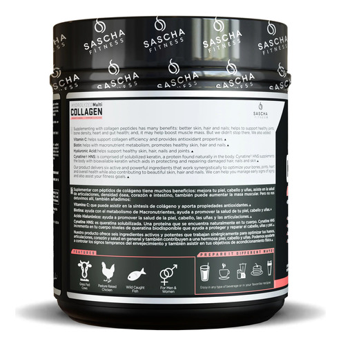 Sascha Fitness Multi Colageno Hidrolizado Collagen