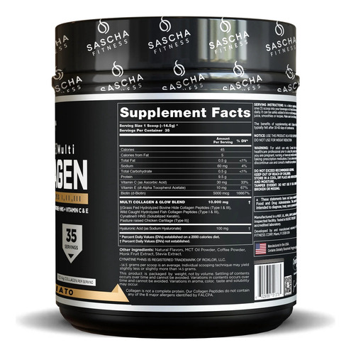 Sascha Fitness Multi Colageno Hidrolizado Collagen