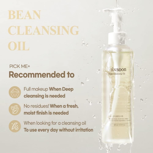 Mixsoon Bean Cleansing Oil Limpieza Profunda Y Suave Todo Tipo De Piel Día/noche