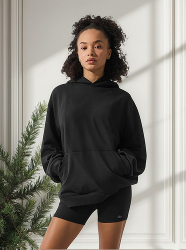 Alo Yoga Chompa Buzo Hoodie Unisex Make Waves  Original Xl - 16 Negro Make Waves