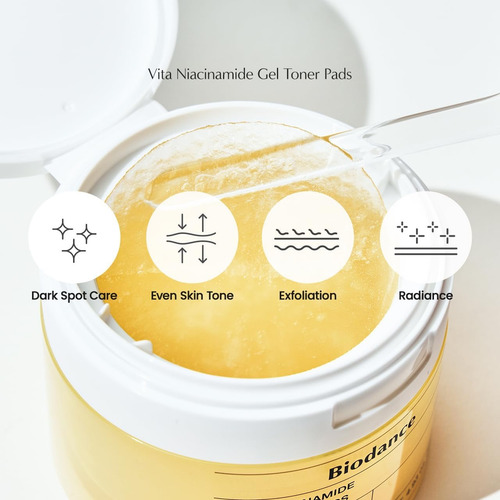 Biodance Vita Niacinamide Gel Tonico Pads 60 Almohadillas