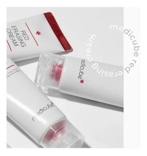 Medicube Red Erasing Cream Calma Enrojecimiento De La Piel Piel Sensible Con Rojeces Acné Leve Rosácea O Manchas Día/noche