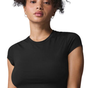 Alo Yoga Corpiño Deportivo Airbrush  Original Negro Alisa La Silueta Xl