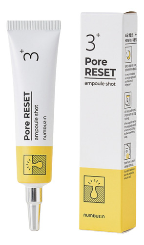 Numbuzin No.3 Pore Reset Renovación Celular, Suaviza Líneas Todo Tipo De Piel Noche