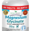 Naturesbranch Glicinato De Magnesio 400 Mg- 200 Comprimidos No Tiene Sabor