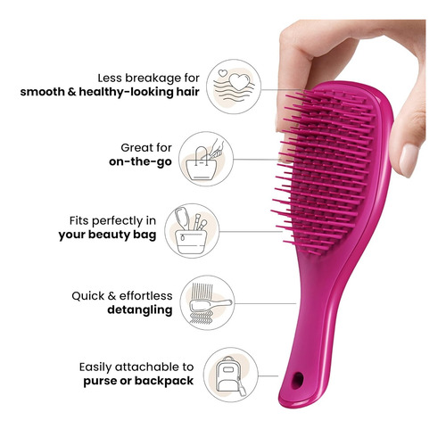 Tangle Teezer Cepillo Desenredante Definitivo, Elimina Nudos Rosa