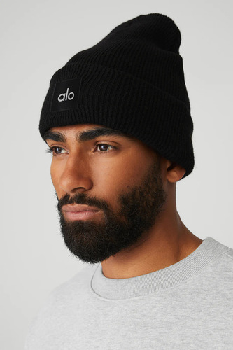 Alo Yoga Gorro De Invierno - Everyday Beanie Negro Talle Unico Everyday Beanie