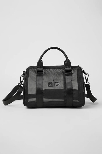 Alo Yoga Mini Bolso Sheer Duffl - Malla Semitransparente Negro Sheer Duffle