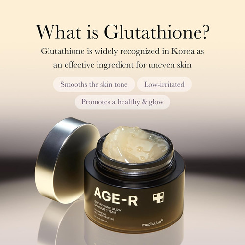 Medicube Age-r Glutathione Glow Capsule Crema Facial Todo Tipo De Piel Día/noche