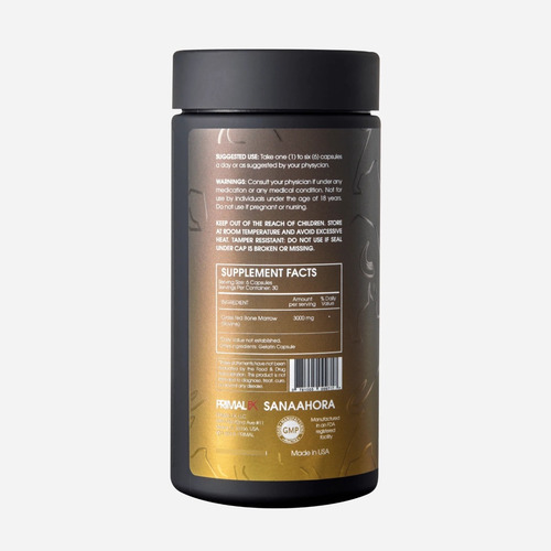 Primal Fx I Bone / Hueso I 180 Capsules I Dr Ludwig Johnson