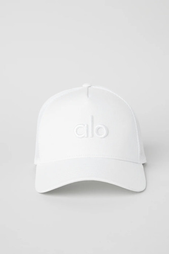 Alo Yoga Gorra District Trucker Original Blanco Talla Unica District Trucker