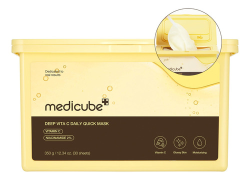 Medicube Deep Vita C Daily Quick Mascarillas De 30 Hojas - C