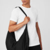 Alo Yoga Bolso Cartera Om The Go Gym Sling Bag Negro Lisa Negro