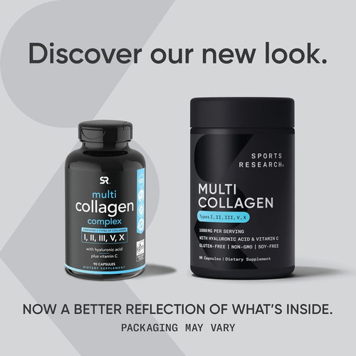 Multi Colágeno- Sport Research - Made Usa - Sabor Sin Sabor