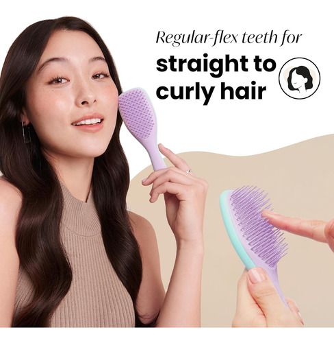 Tangle Teezer El Mini Cepillo Desenredante Para Cabello Violeta