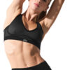 Alo Yoga Airlift Line Up Bra Top Deportivo Negro Airlift Line Up Bra M