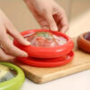 Set X4 Tapa Reutilizable Hermética De Silicona Para Verduras Multicolor Lisa