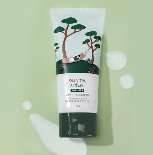 Round Lab Pine Calming Cica Crema Facial Calmante Hombre Todo Tipo De Piel Día/noche