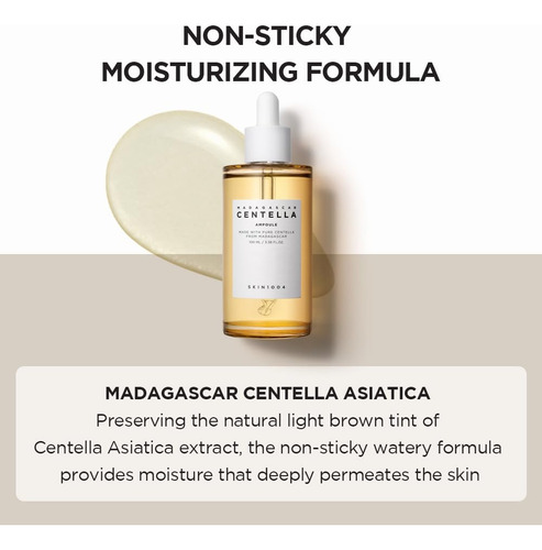 Skin1004 Serum Facial Madagascar Centella Ampoule X55 Ml Sensible Día/noche