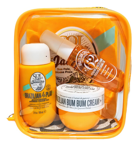 Set De Viaje Jet Brazilian Bum Bum De Sol De Janeiro