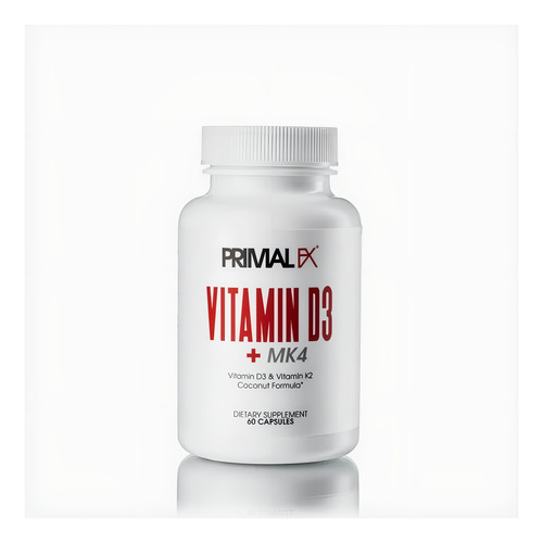 Vitamina D3 +mk4 - Primal Fx - Dr. Ludwig Johnson - 60caps