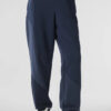 Alo Yoga Make Waves Pantalón Jogger Deportivos Unisex Azul Marino Tejido French Terry L - 12