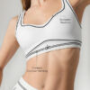 Alo Yoga Corpiño Deportivo Airbrush Original Blanco Alisa La Silueta Xs