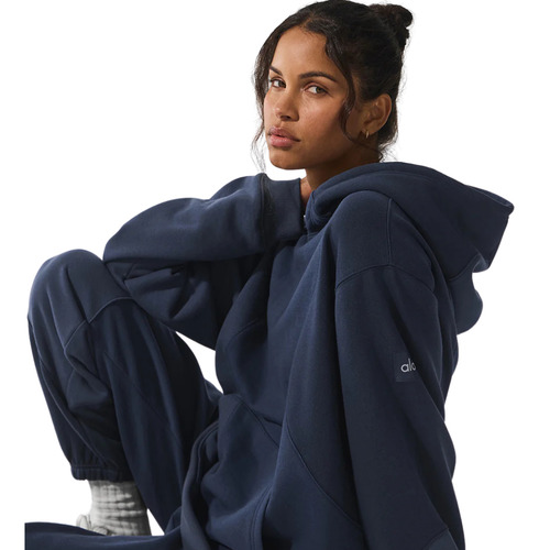 Alo Yoga Chompa Buzo Hoodie Unisex Make Waves  Original S - 4 Azul Marino Make Waves