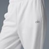 Alo Yoga Pantalón Jogger Deporti Accolade Sweatpant Unisex Blanco French Terry L - 12