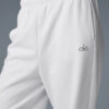 Alo Yoga Pantalón Jogger Deporti Accolade Sweatpant Unisex Blanco French Terry M - 8