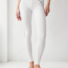 Alo Yoga Calza Airbrush Talle Alto | Modelo Heart Throb Blanco Tecnología Airbrush Fabric 16 - 18