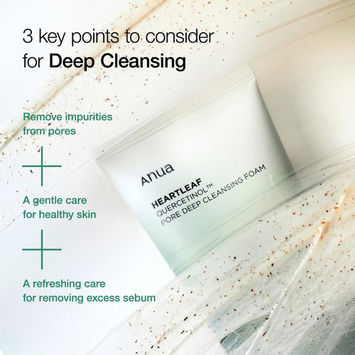 Anua Heartleaf Quercetinol Pore Deep Cleansing Foam Momento Todo Tipo De Piel Día