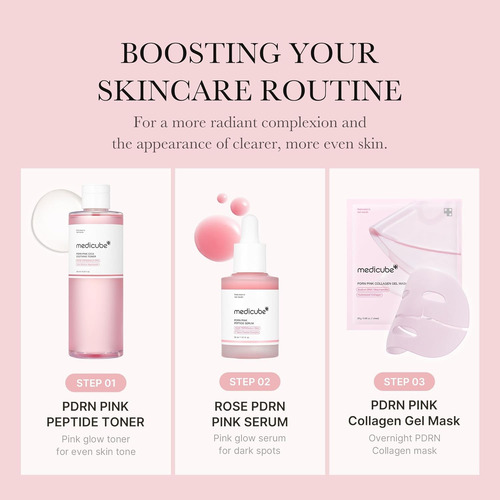Medicube Pdrn Pink Cica Soothin Tonico Péptido Y Niacinamida Todo Tipo De Piel Día/noche